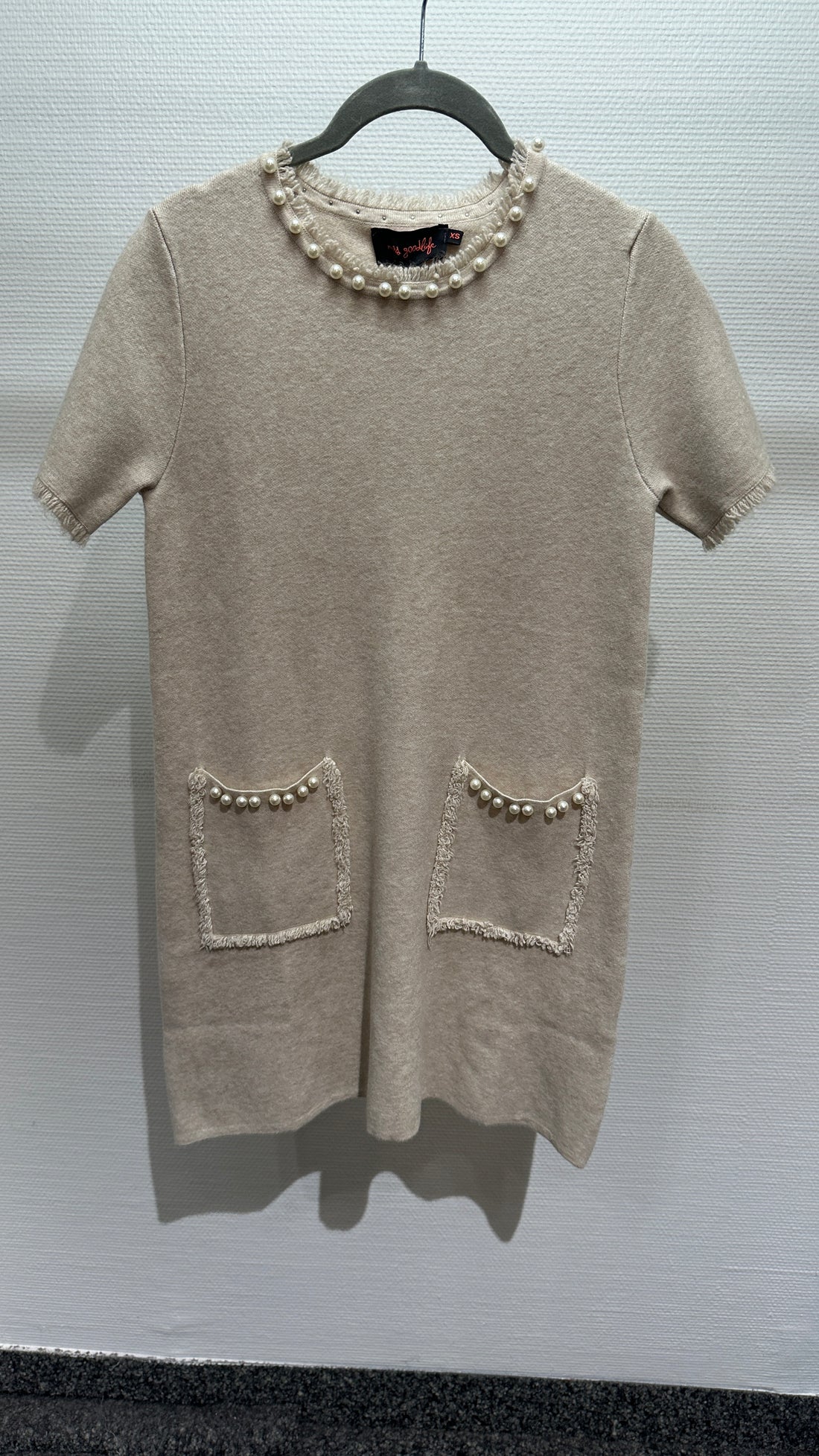 Strickkleid Miss Goodlife creme