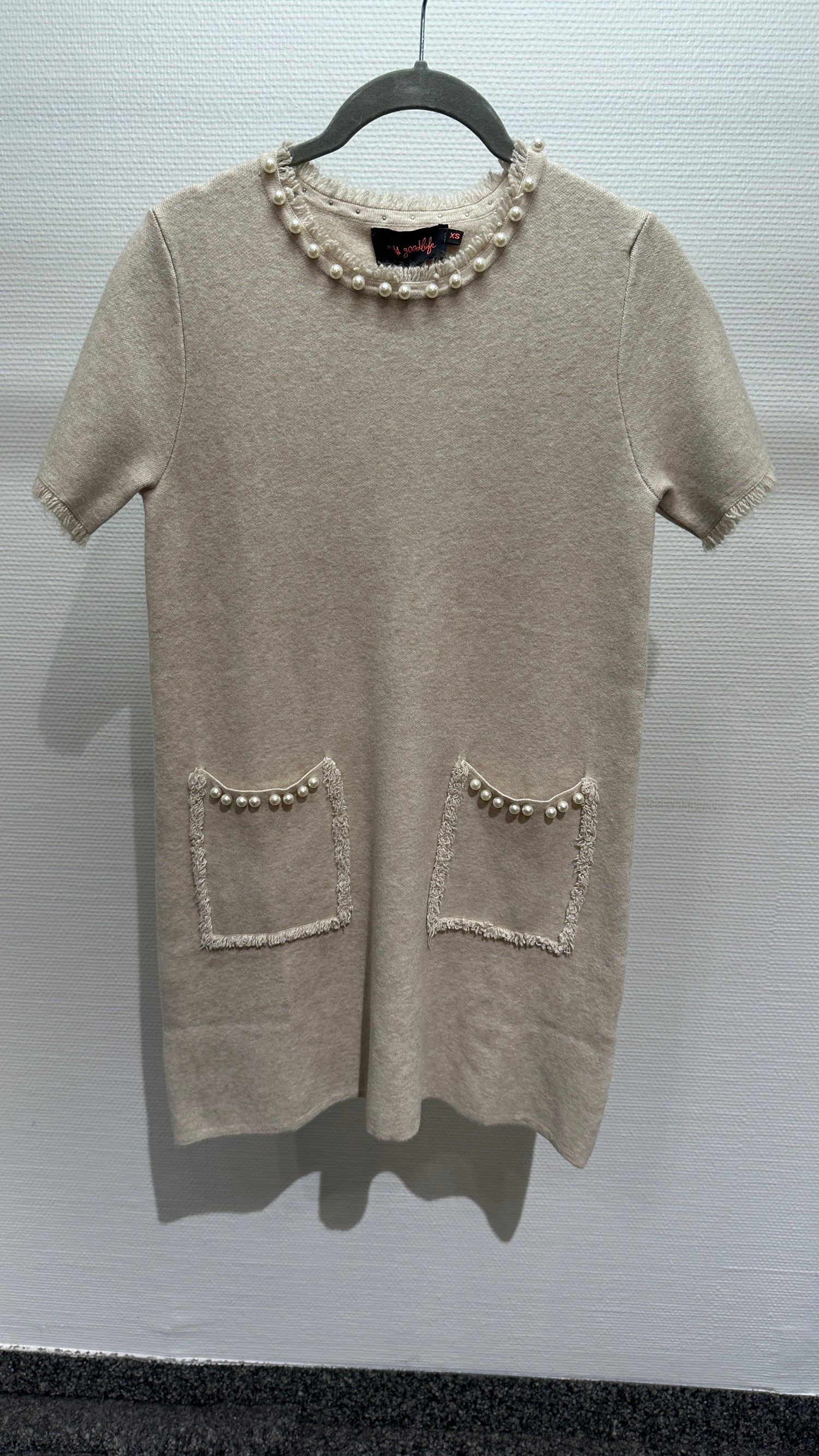 Strickkleid Miss Goodlife creme