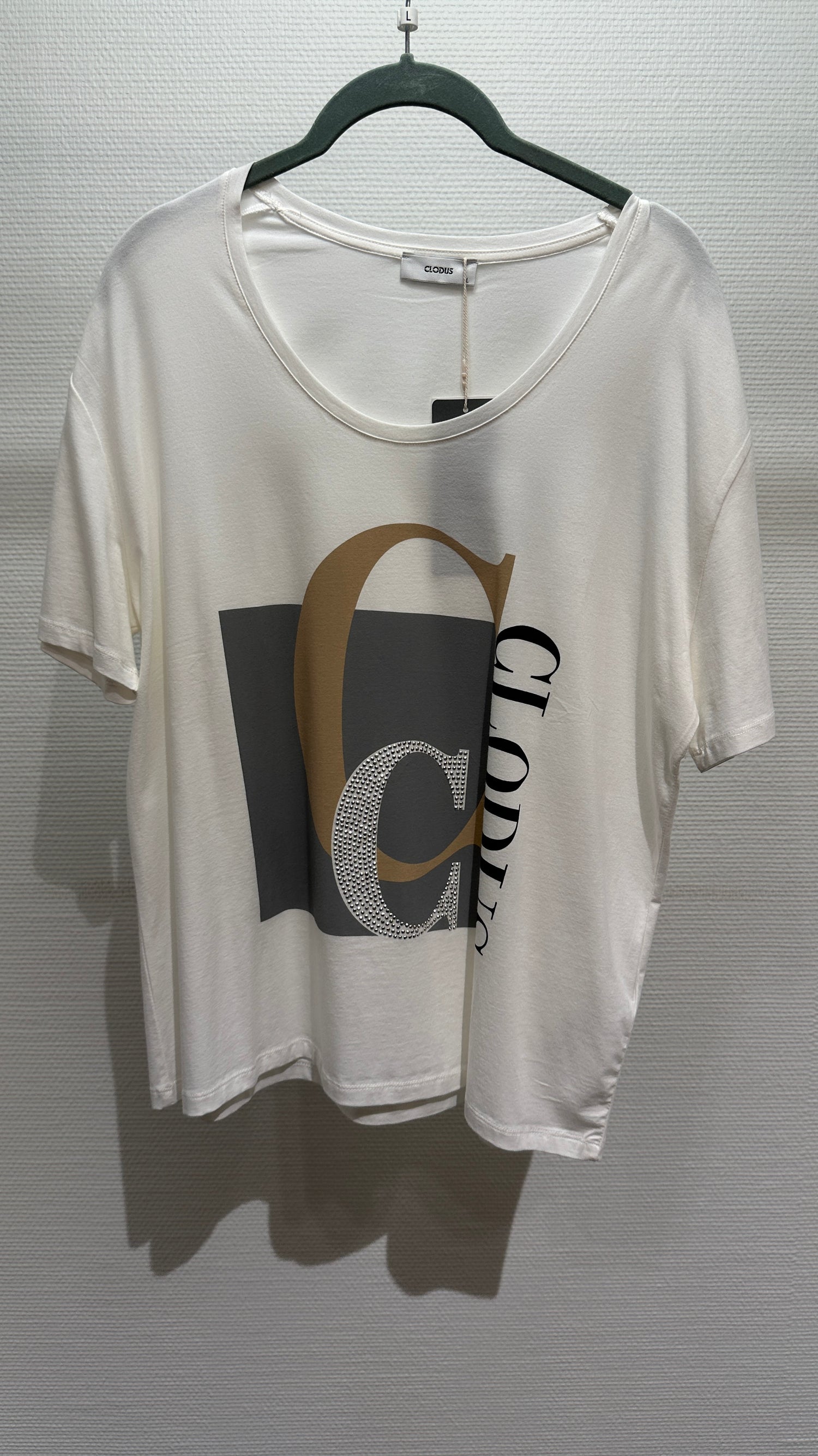 Shirt Clouds weiß