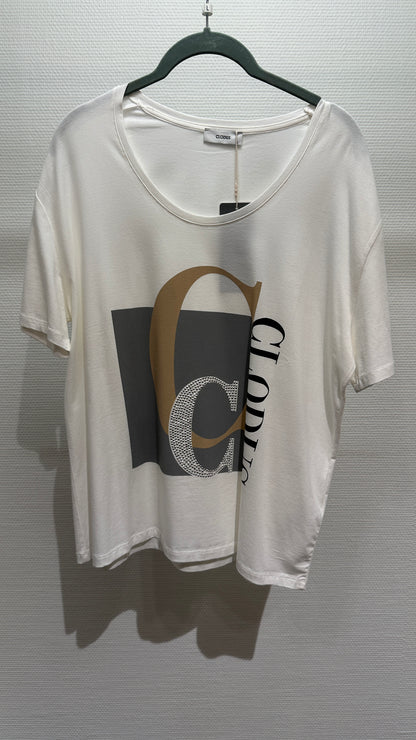 Shirt Clouds weiß