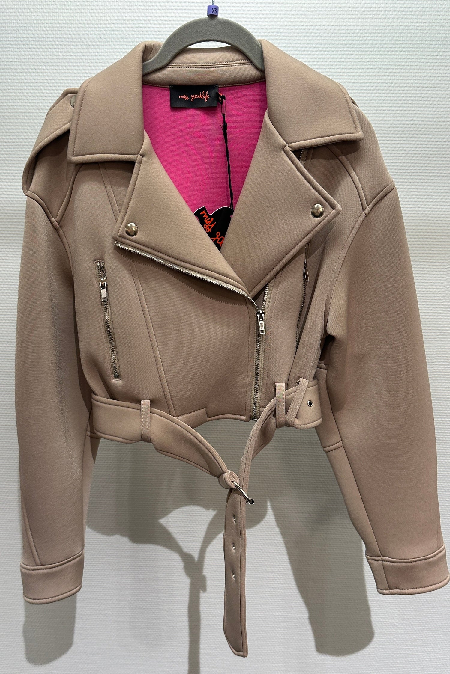 Jacke Miss Goodlife beige
