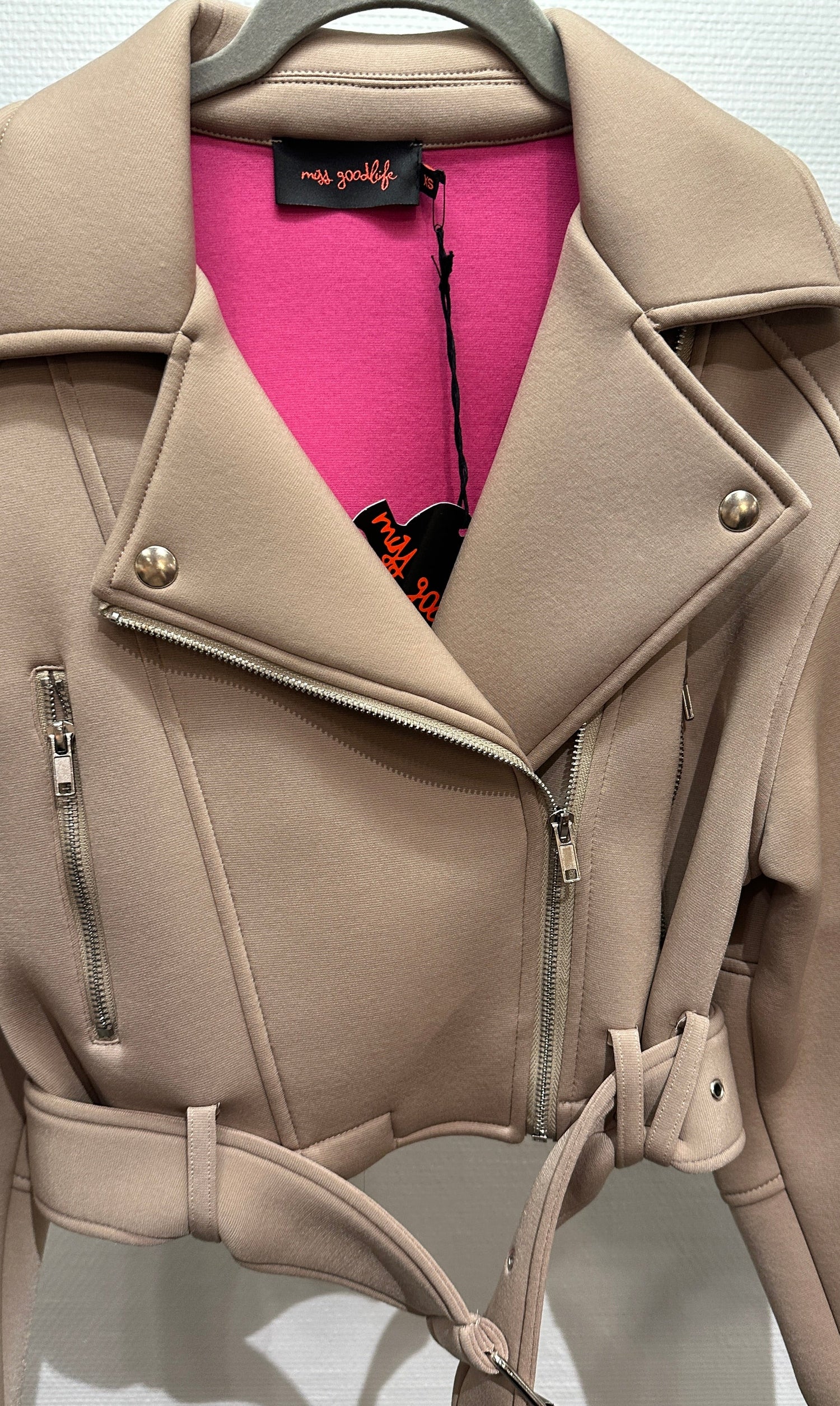 Jacke Miss Goodlife beige