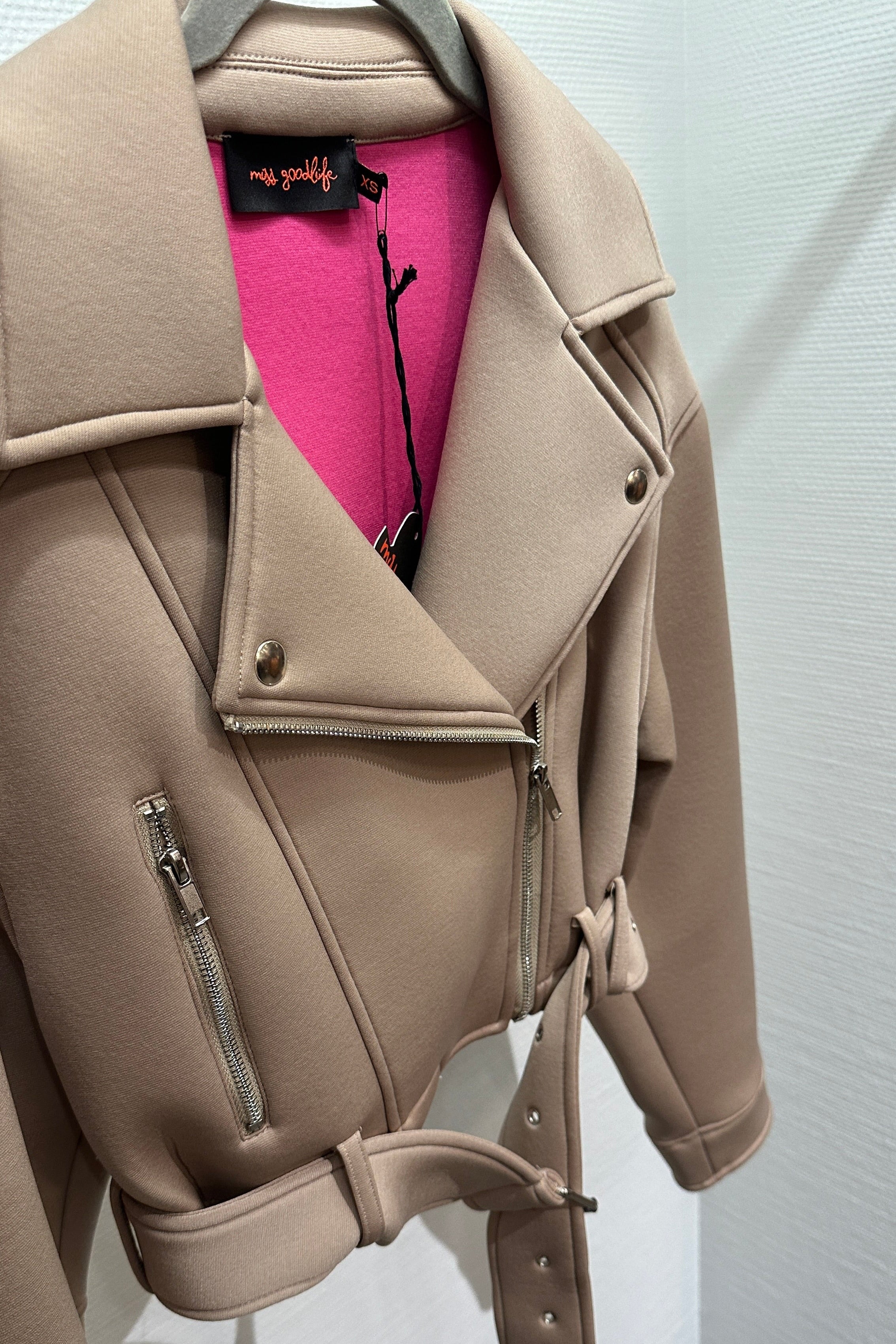 Jacke Miss Goodlife beige