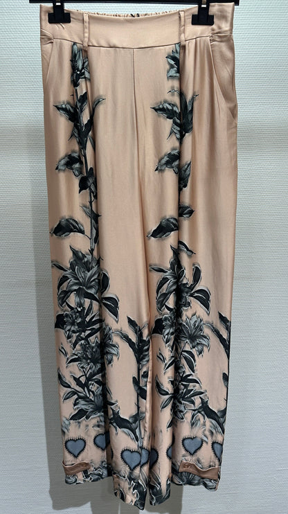 Hose Miss Goodlife schwarz/beige