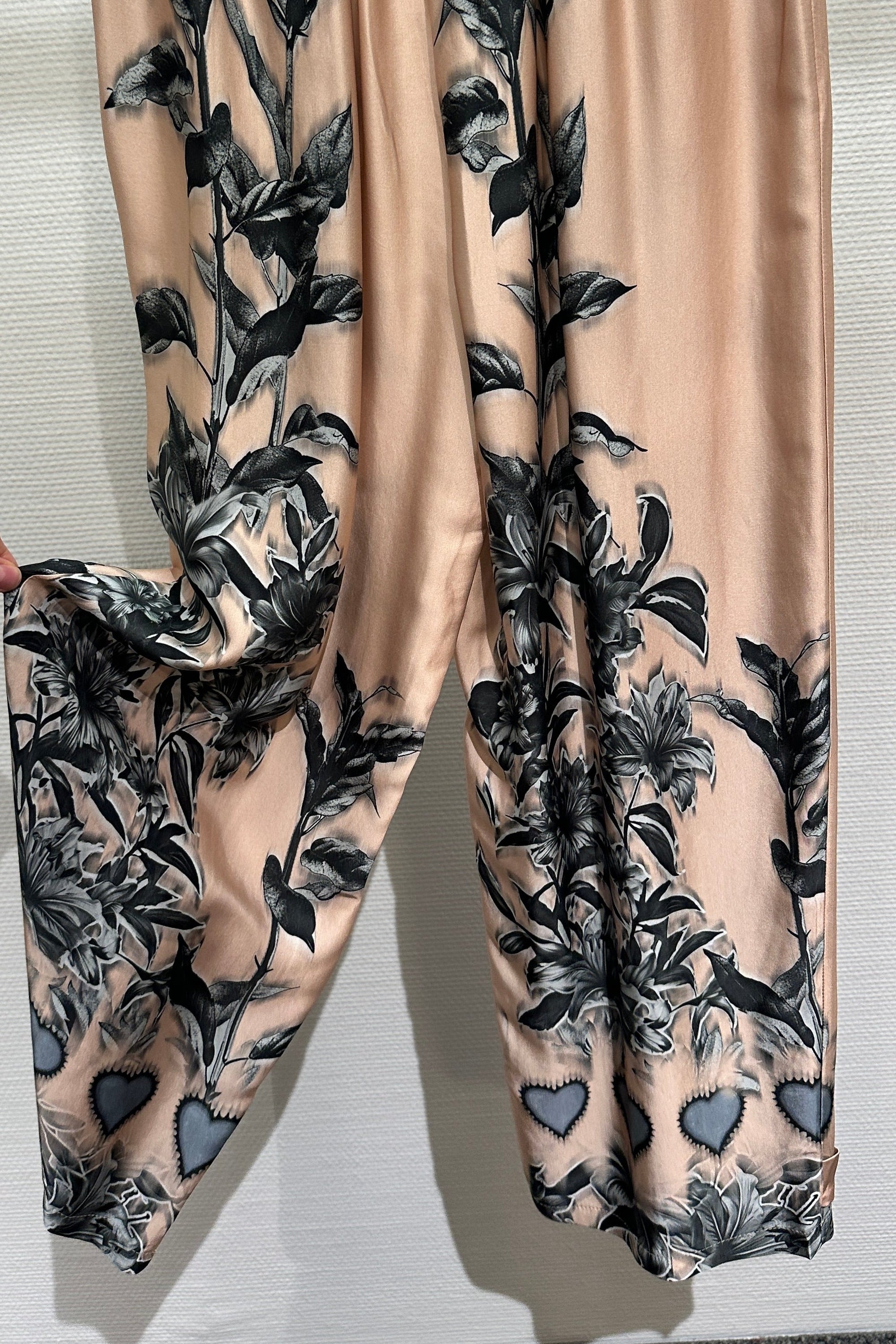 Hose Miss Goodlife schwarz/beige