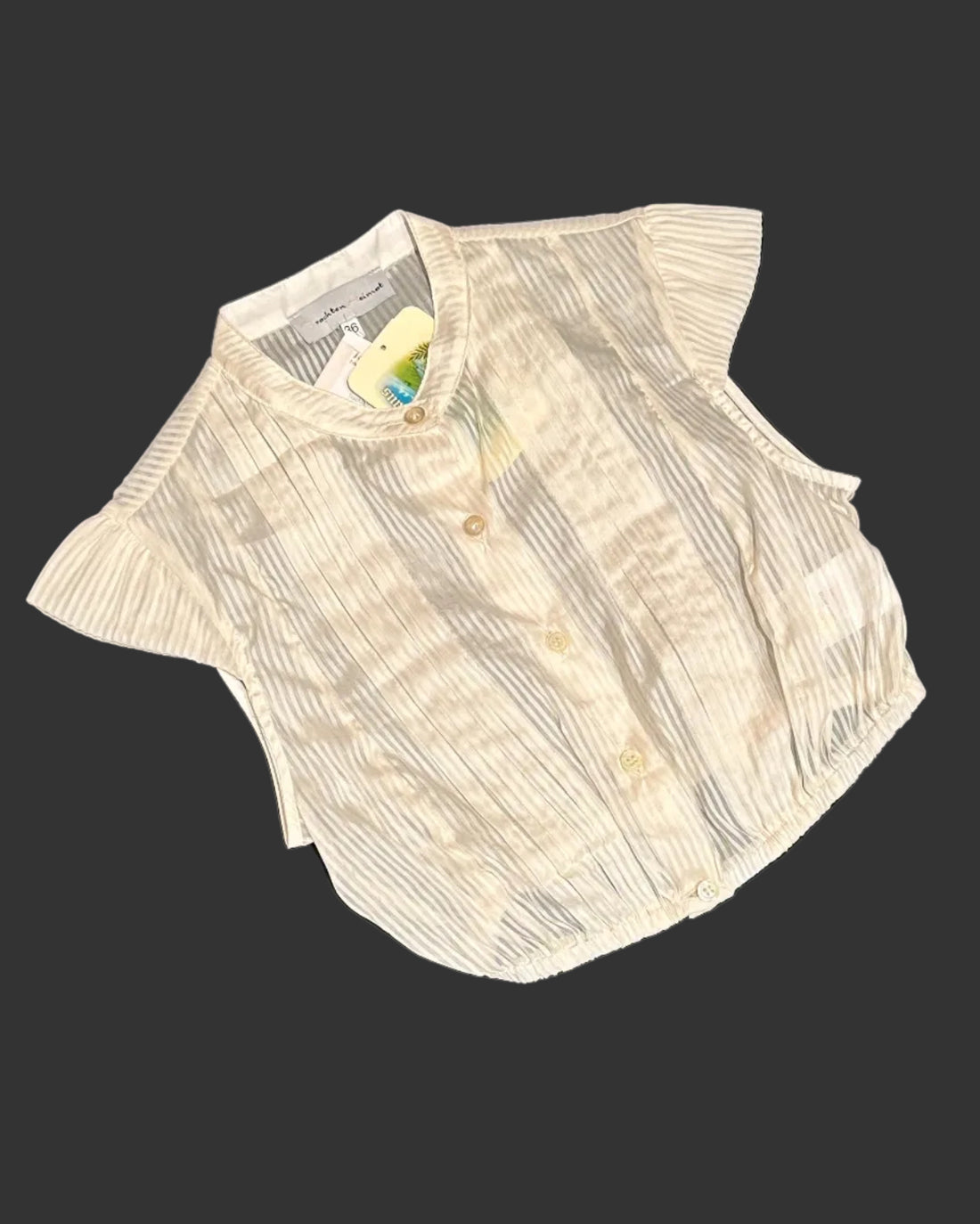 Dirndlbluse Turi Landhaus Juliett hochgeschlossen Champagner