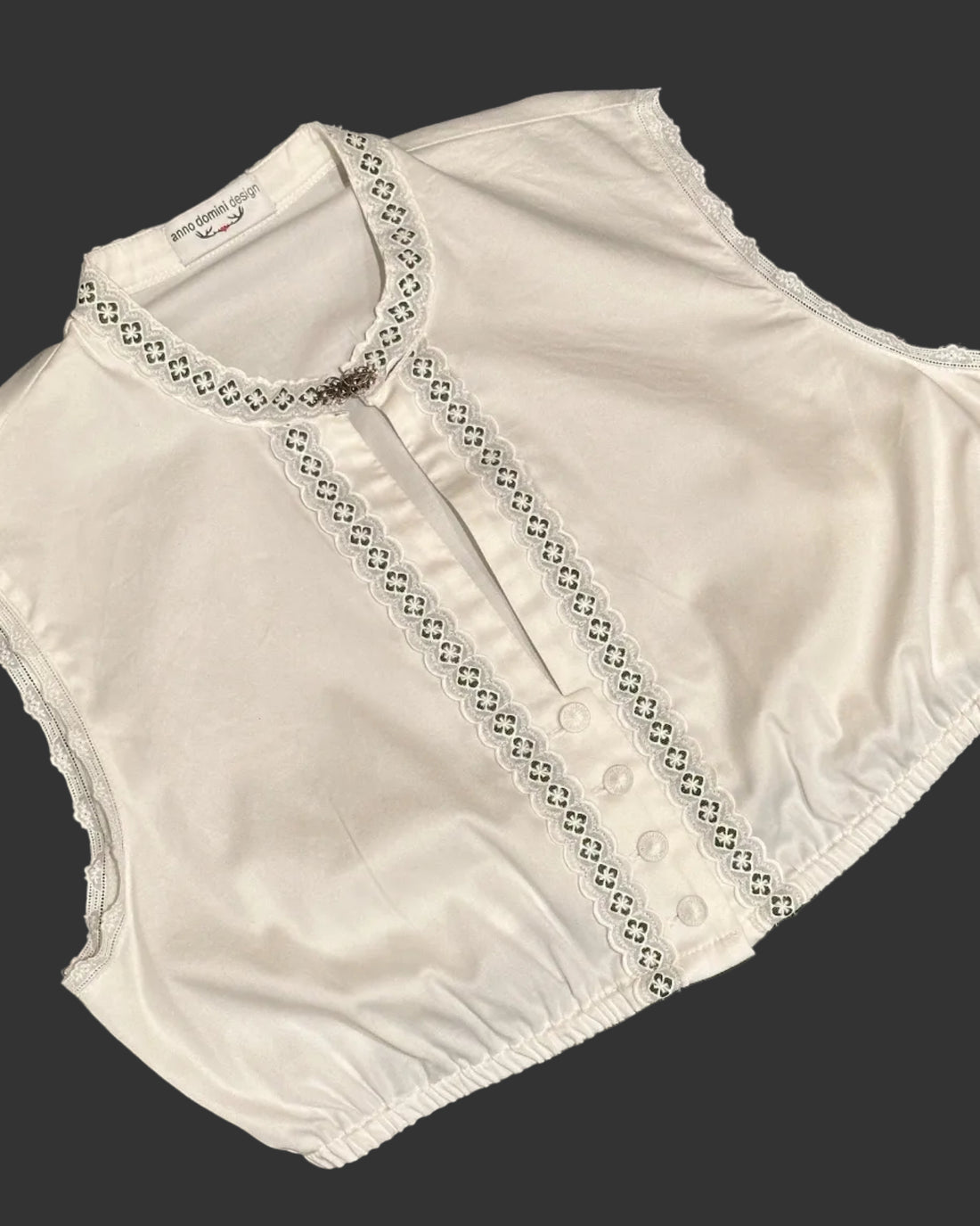 Dirndlbluse Anno Domini Design Evi weiß