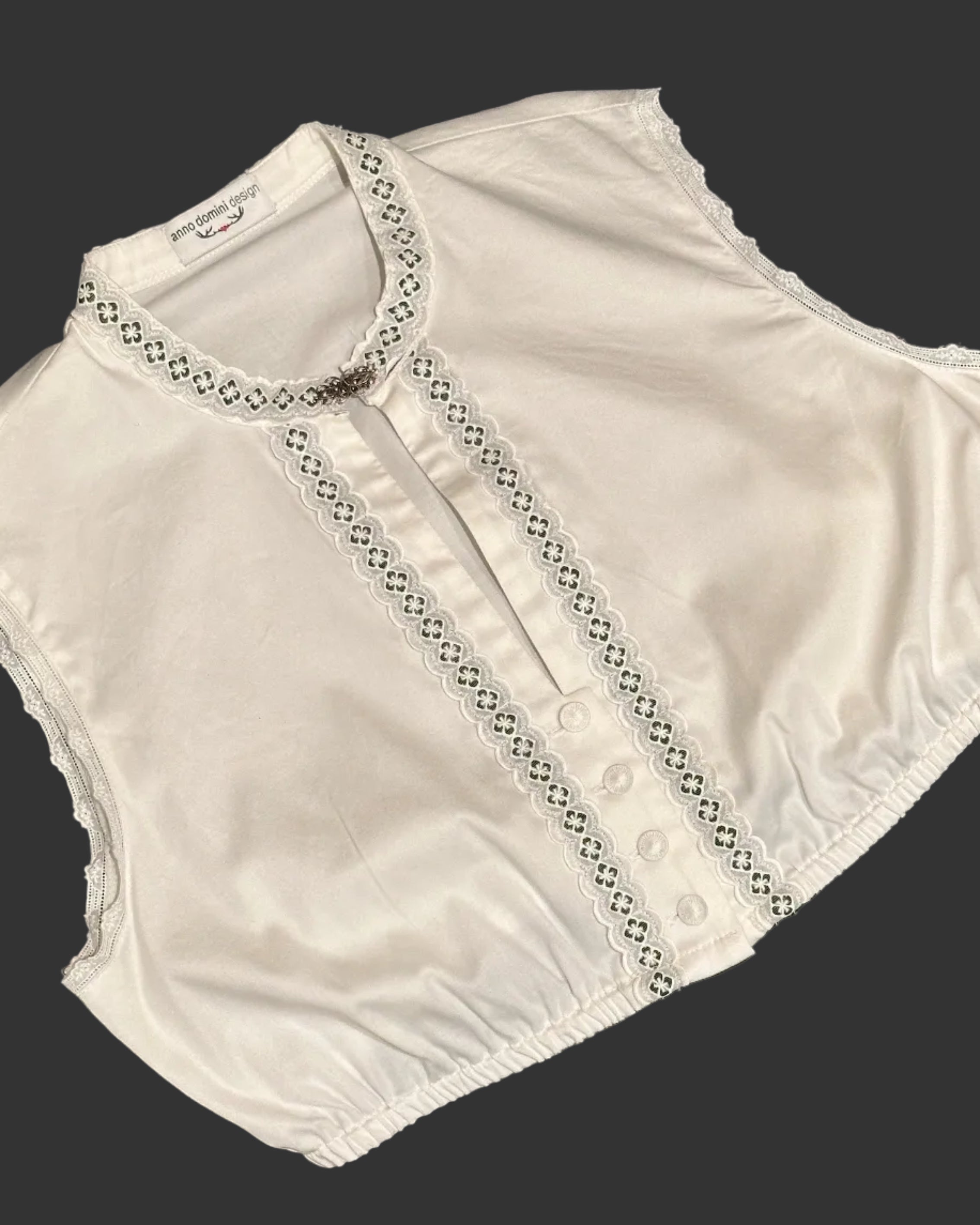 Dirndlbluse Anno Domini Design Evi weiß