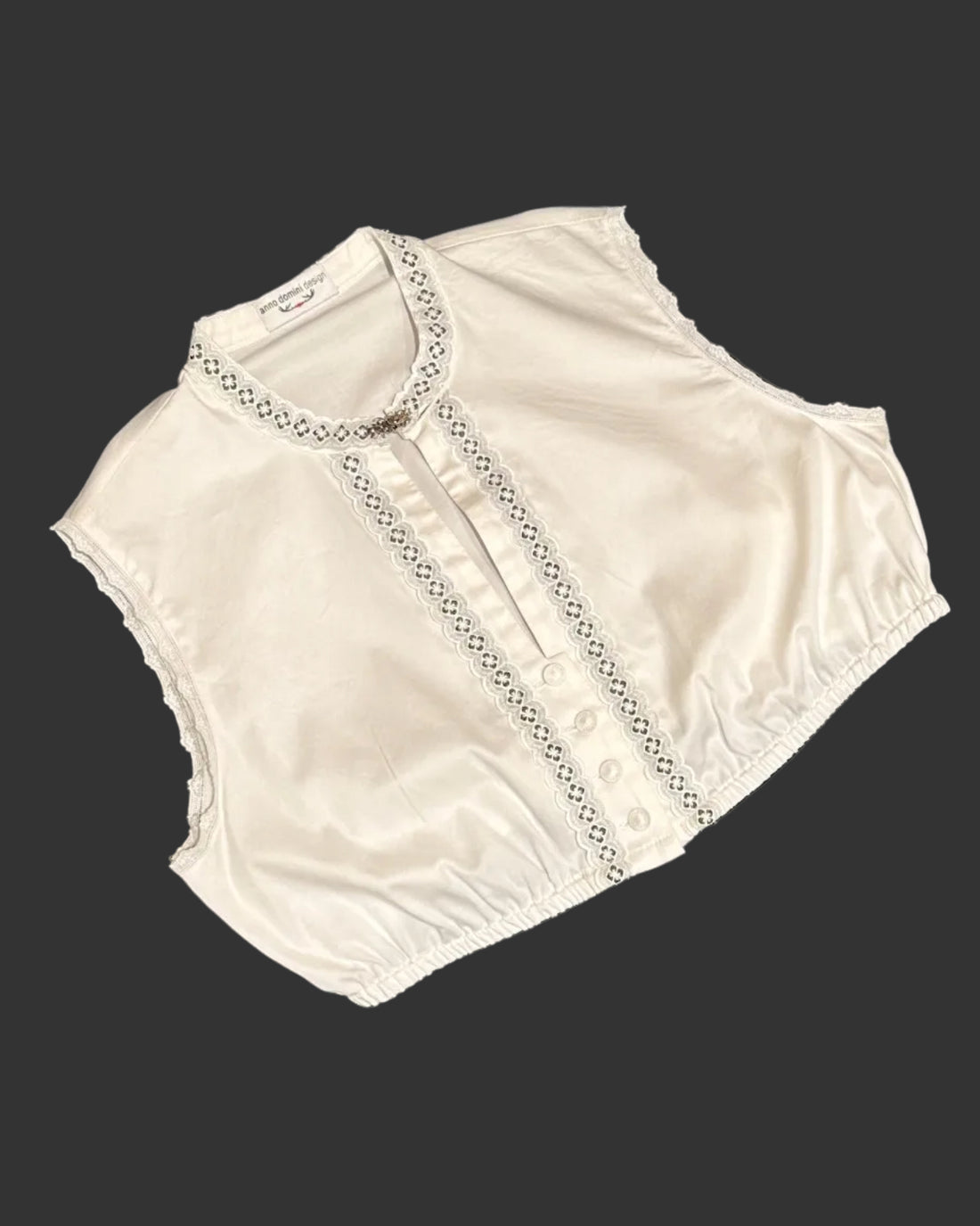 Dirndlbluse Anno Domini Design Evi weiß