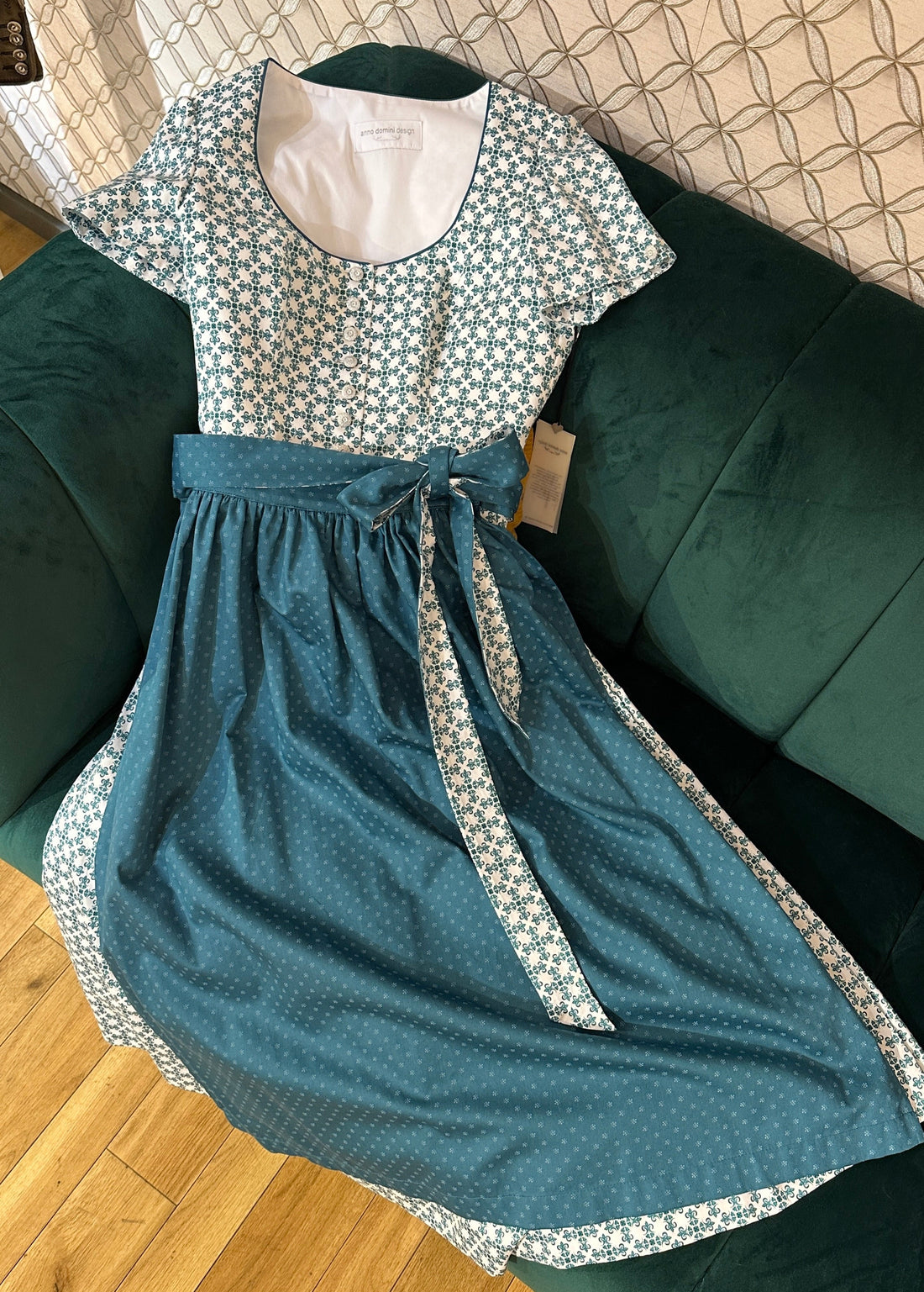 Dirndl Anno Domini Design Liselotta Stretch petrol 80cm