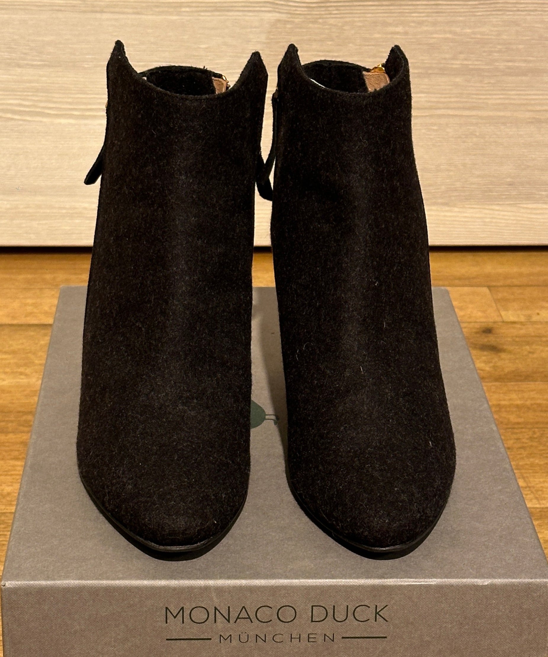 Trachtenschuh Bootie Monaco Duck München Viki schwarz
