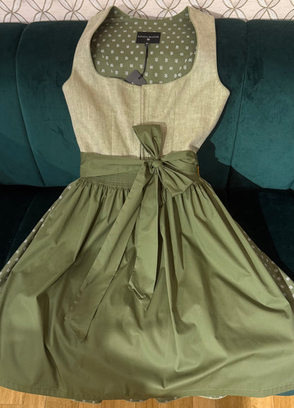Dirndl Kinga Mathe Emilia oliv 65cm