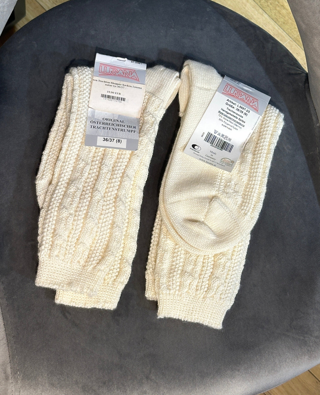 Herren Trachten Schopper Socken Lusana Natur