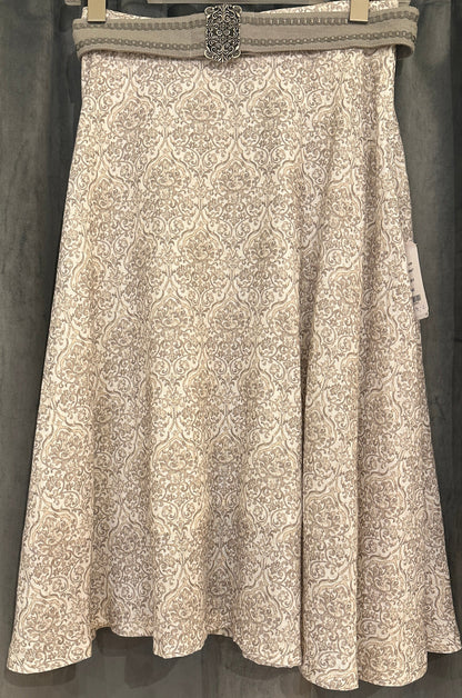 Damen Rock Kaiserjäger Hailey Leinen taupe 75cm
