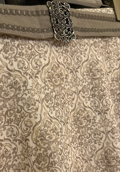 Damen Rock Kaiserjäger Hailey Leinen taupe 75cm