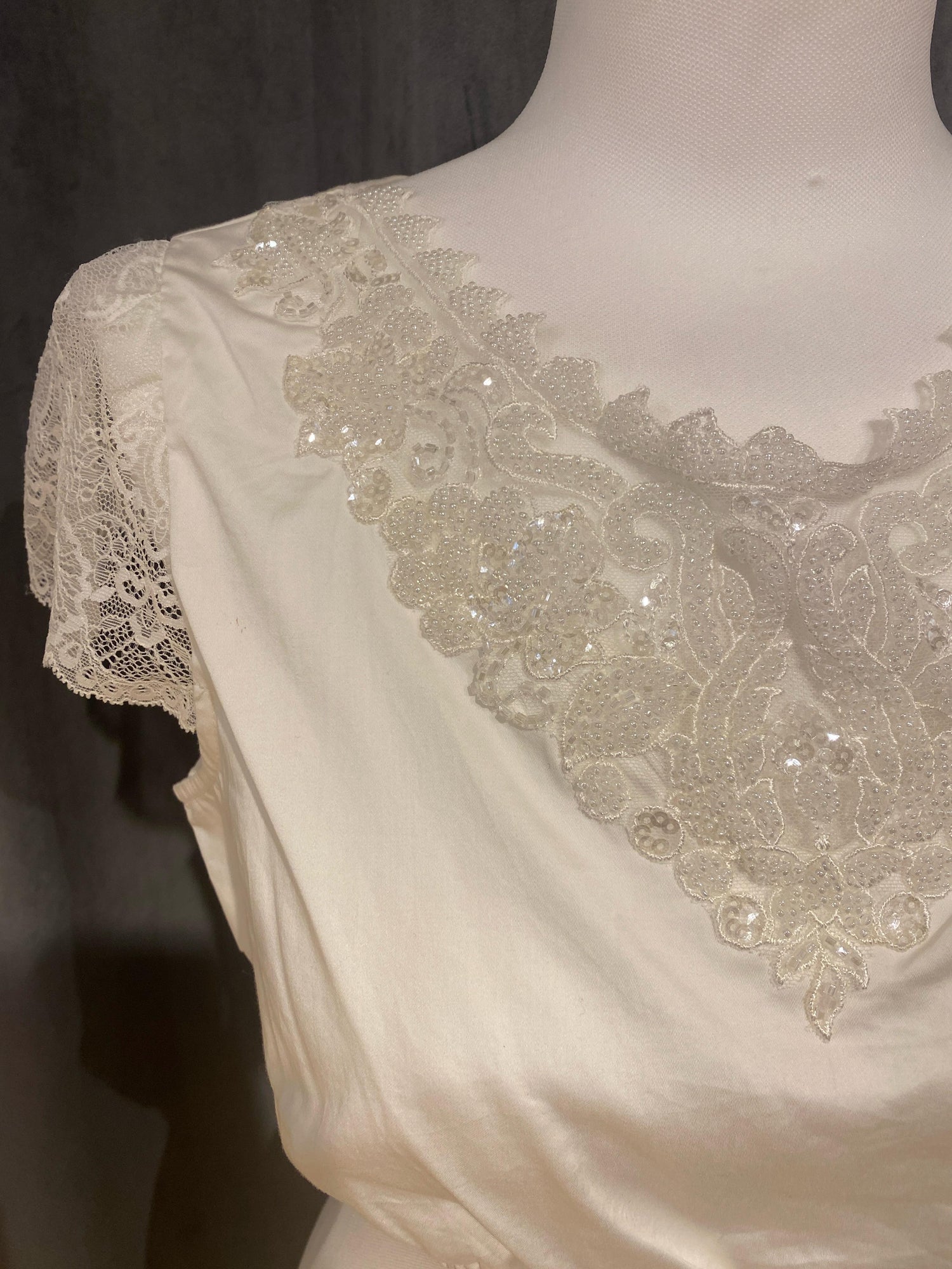 Dirndlbluse Krüger Collection Perlen