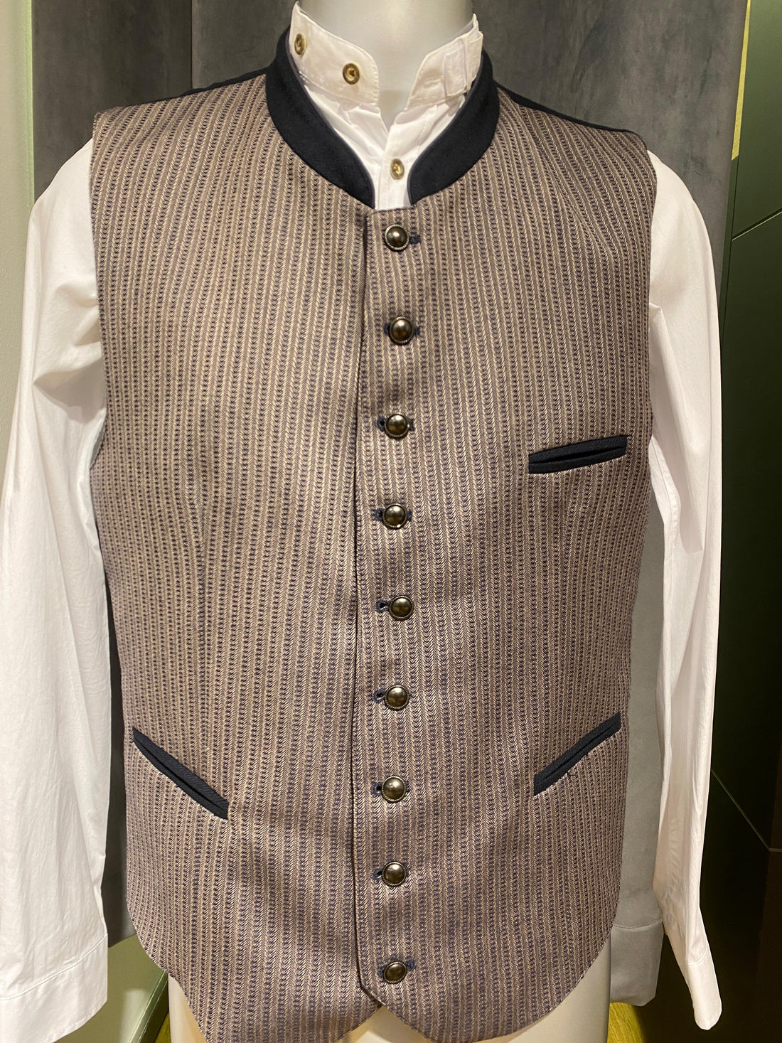 Trachtenweste Berlin &amp; Wolff beige/schwarz