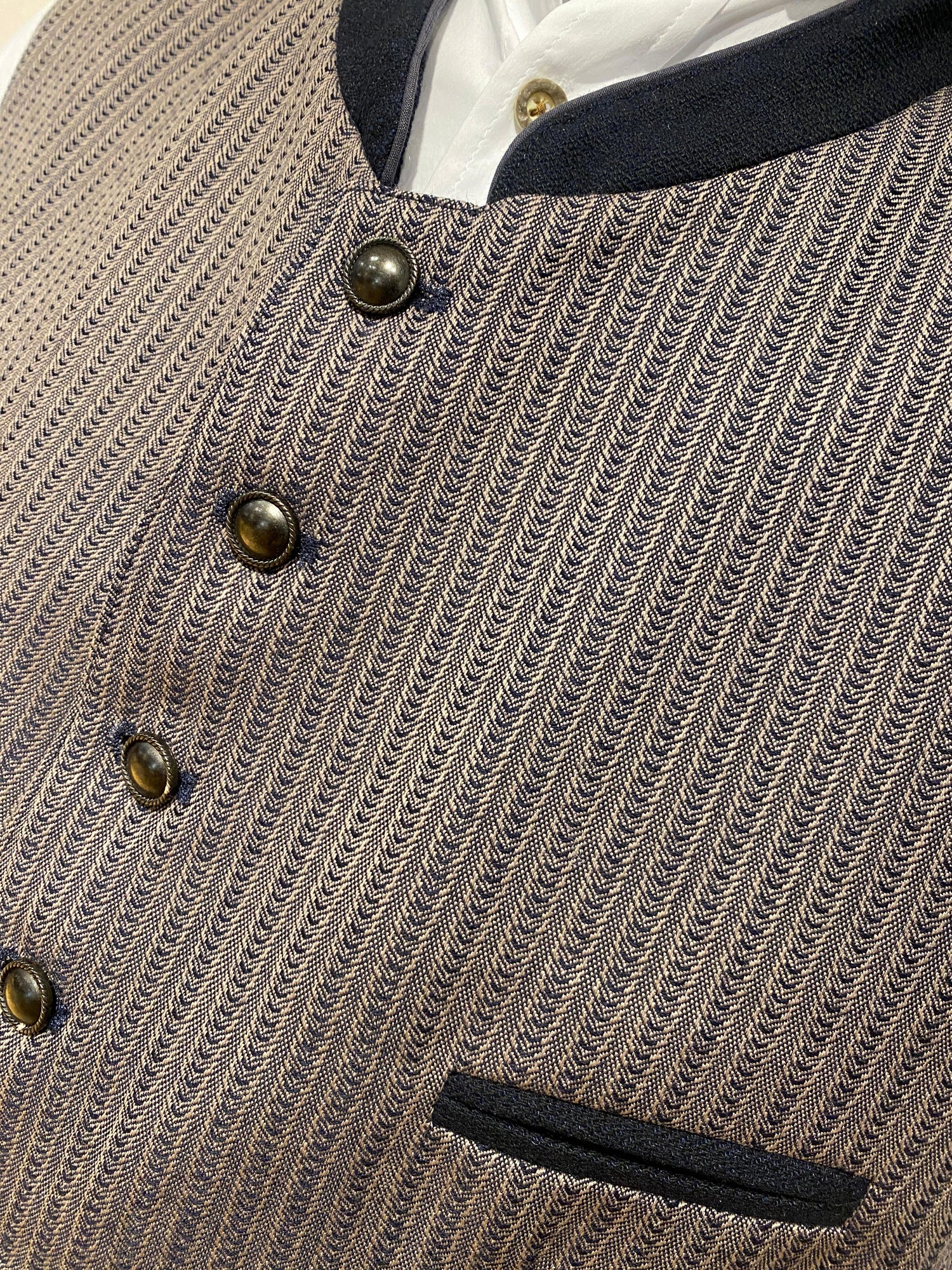 Trachtenweste Berlin &amp; Wolff beige/schwarz