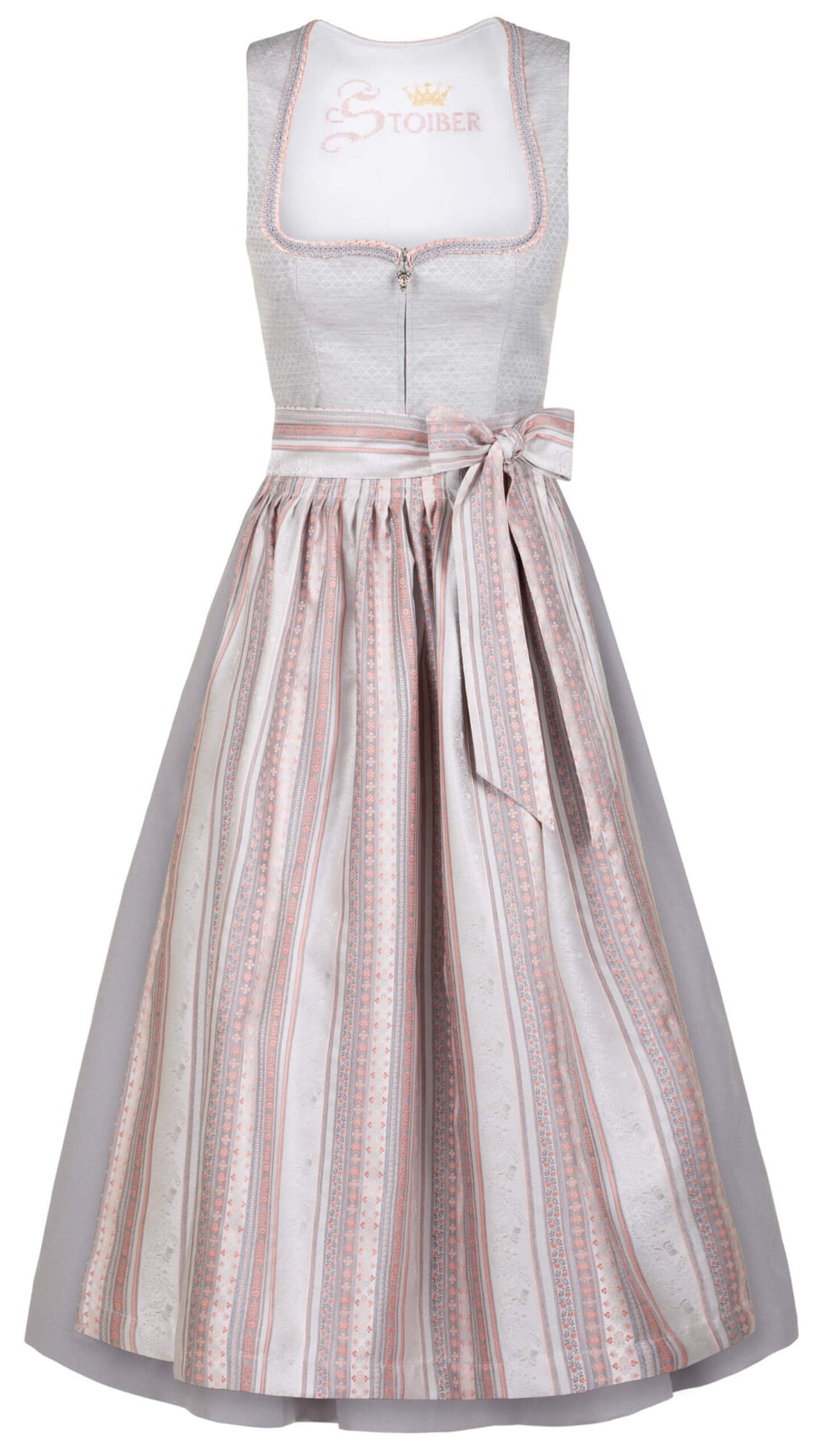 Dirndl Stoiber Ellen silbergrau 80cm