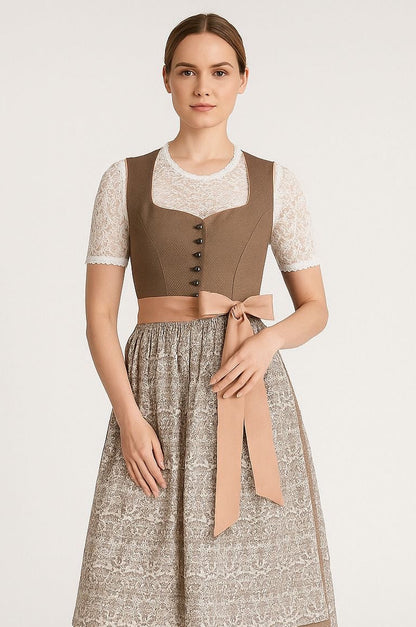 Dirndl Krüger Collection Sybille oliv 60cm