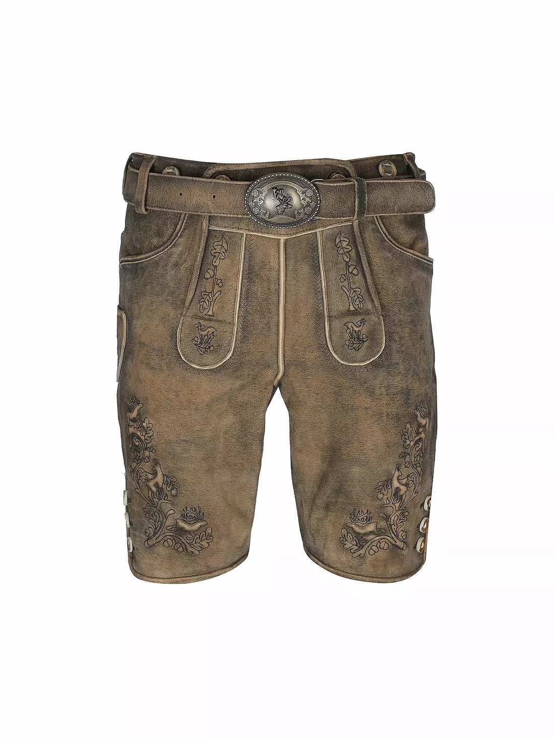 Lederhose G´Weih &amp; Silk Julian Rauchgold/schwarz