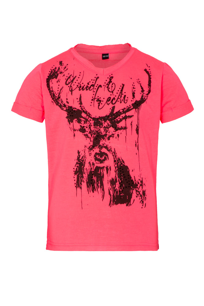 Tshirt Hangowear Alva neon Pink