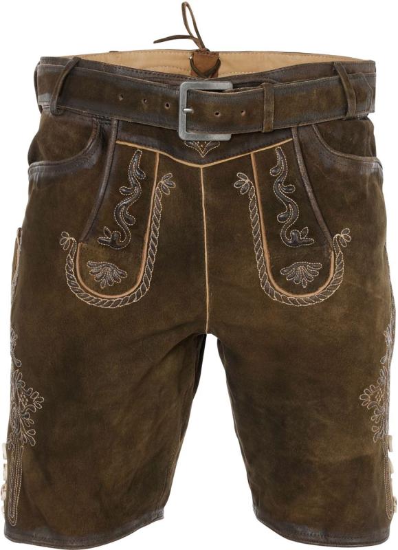 Lederhose MarJo Herren Schorsche mit Gürtel
