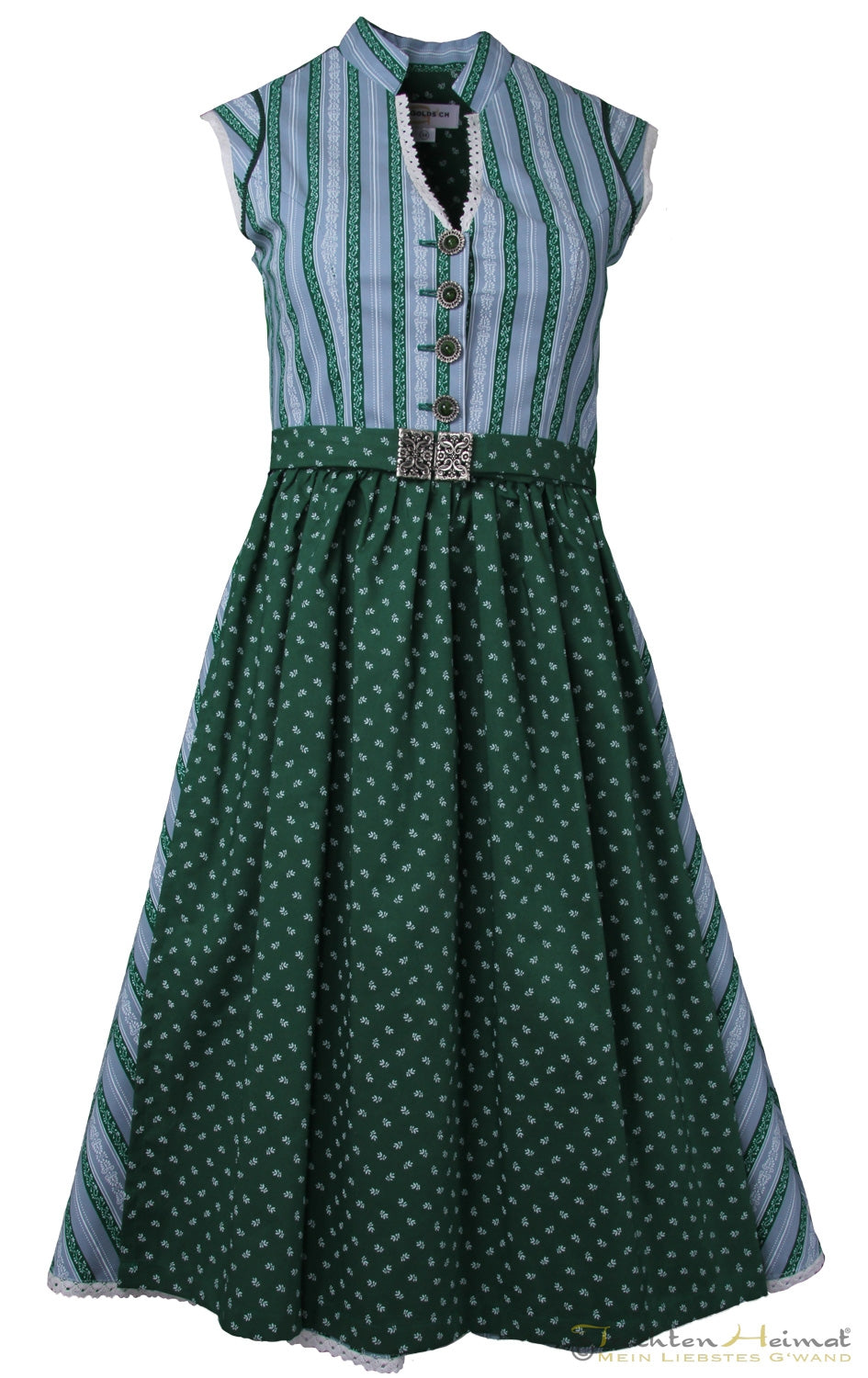 tempvintage_baumwolldirndl_goldstich_blau_gruen_gestreift_mit_schlie_e3